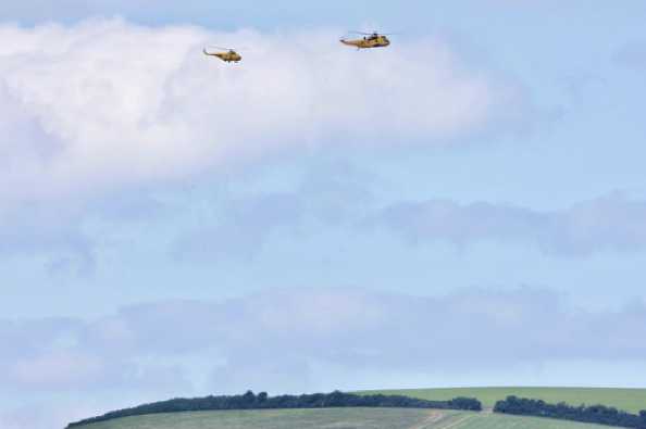 17 July 2020 - 15-47-28
Two historic helicopters, former air sea rescue aircraft, a Whirlwind XJ729 a Sea King WS-61 flown in tribute to former RAF pilot Michael Lakey, of 202 Squadron who won a George Medal for his bravery.
-----------------------------
Historic helicopters Wessex Whirlwind & Westland Sea King
